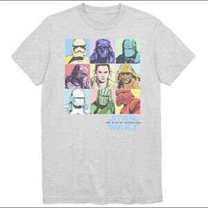 Star Wars Graphic Short Sleeve T-Shirt Men's Medium Multicolor NWT